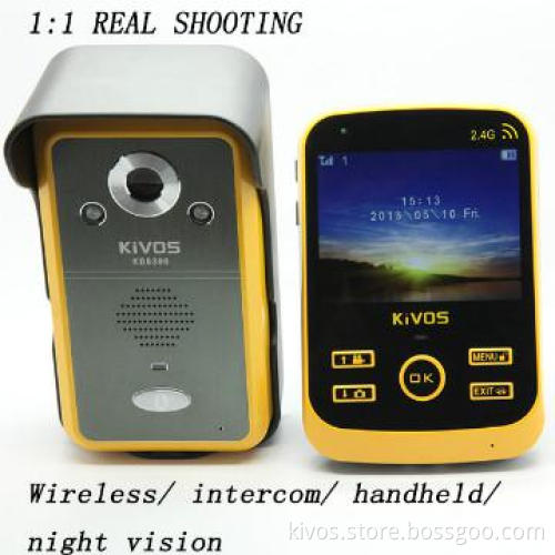 Audio Door Phone.Video Door Viewer Photo Taking Intercom System